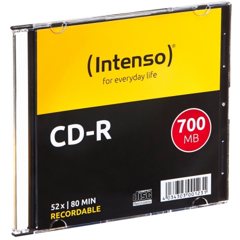 Intenso CD-R 700Mb 52x slimcase (10)