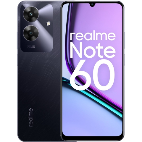 Realme Note 60, 4GB ram, 128GB opslag Zwart