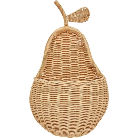 OYOY Wandmand - Peer - 41x31x16 cm - Nature - OYOY - OneSize - Mand