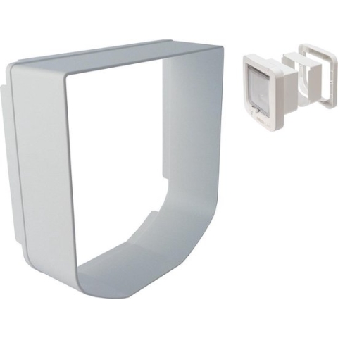 SureFlap Tunnelverlenging - Kattenluik - Wit - M - 14 x 12 cm