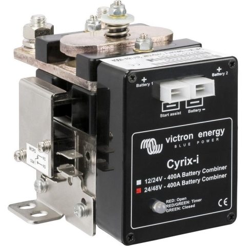 Victron Energy Cyrix-i 24/48V 400A Relais Nominale spanning: 24 V, 48 V Schakelstroom (max.): 400 A 1 stuk(s)