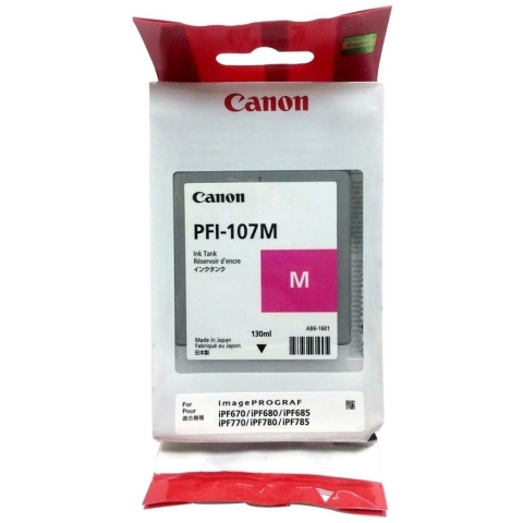 Canon Inktcartridge PFI-107M Origineel Magenta 6707B001