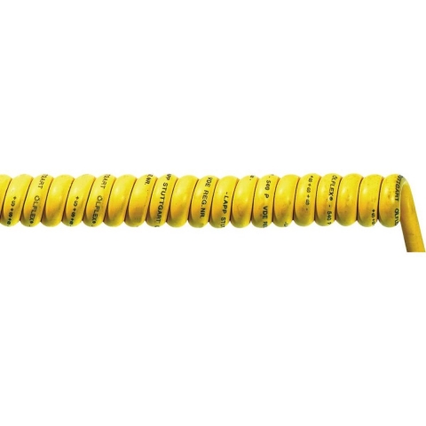 LAPP 71220122 Spiraalkabel ÖLFLEX® SPIRAL 540 P 1500 mm / 5000 mm 5 G 0.75 mm² Geel 1 stuk(s)