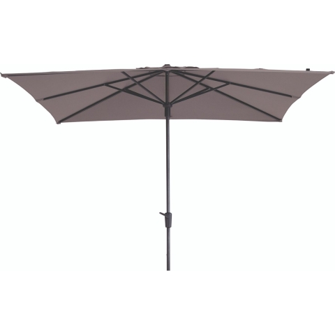 Parasol Syros 280x280cm opdraai TAUPE