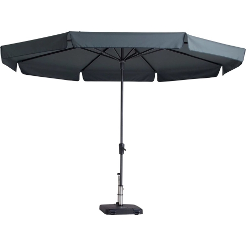 Parasol Syros 350cm draai volant grijs