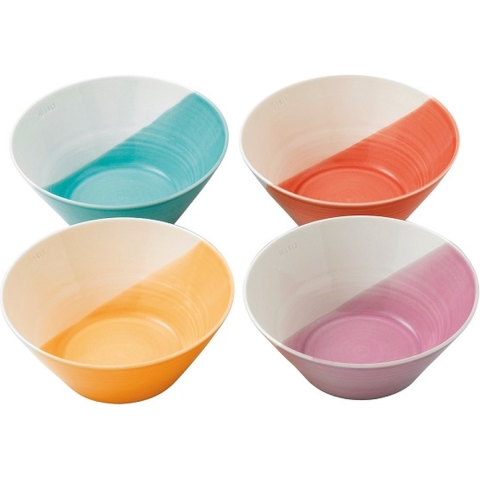 ROYAL DOULTON - 1815 - Schaal 21cm set/4 Bright Noodles