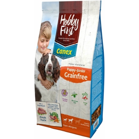 Hobby First Canex Puppy - Junior Grainfree 12 kg