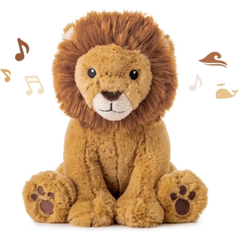 Cloud-B Knuffel m. Geluid - 25 cm - Louis Lion - Cloud-B - OneSize - Knuffel