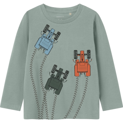 Name It Blouse - NmmLactor - 2-pack - Navy Blazer/Jadeiet - Name It - 2 jaar (92) - Blouse