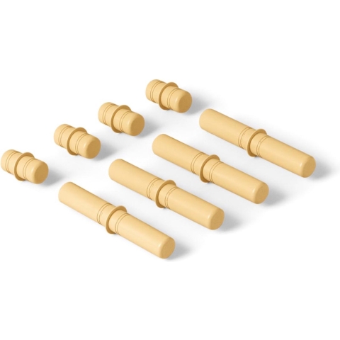 MODU Verbindingspinnen - 8 stk - Honey Yellow - MODU - OneSize - Activiteitenspeelgoed
