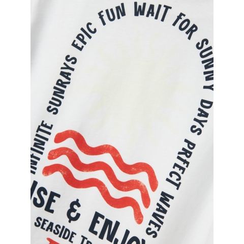 Name It T-Shirt - NkmFome - Bright White - Name It - 11-12 jaar (146-152) - T-Shirt