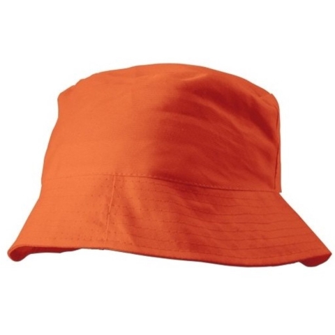 25x Oranje vissershoedjes/zonnehoedjes voor volwassenen -