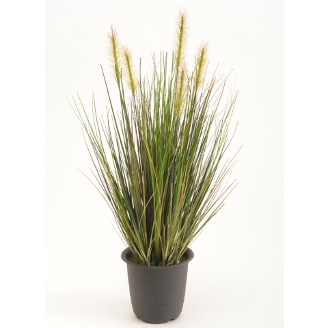 Emerald Kunstplant groen gras sprieten - 45 cm - Grasplanten/kunstplanten - voor binnen gebruik -