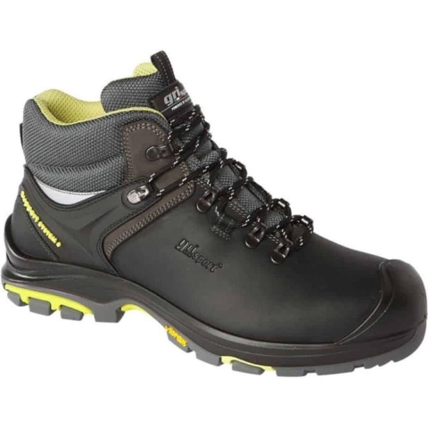 Grisport Safety Tundra / 33504 Hoog S3 Zwart/Lime - Maat 44 - 11.049.046.44
