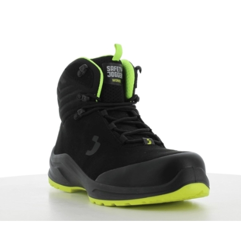 Safety Jogger Modulo S3S Mid | Zwart/Geel | Maat 43 - 5401124787726