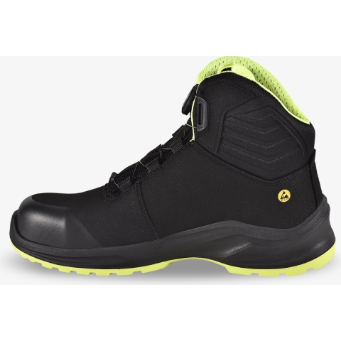 Safety Jogger Modulo S3S Mid TLS | Zwart/Geel | Maat 39 - 5401160488830