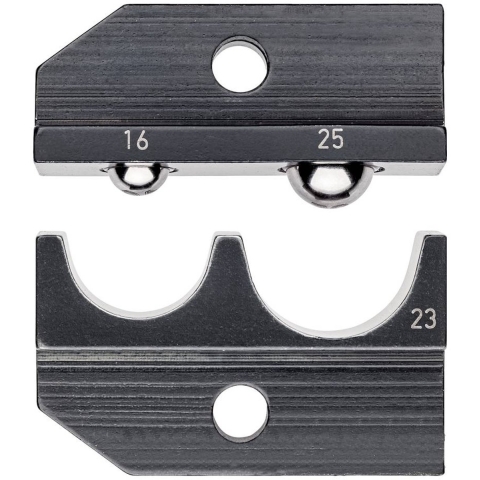 Knipex Krimpprofiel voor niet-gesoleerde kabelschoenen en aansluitstekkers - 974923