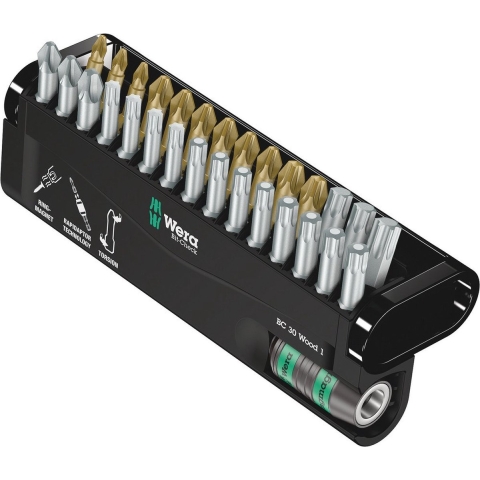 Wera Bit-Check 30 Wood 1, 30 -delig - 1 stuk(s) - 05057433001