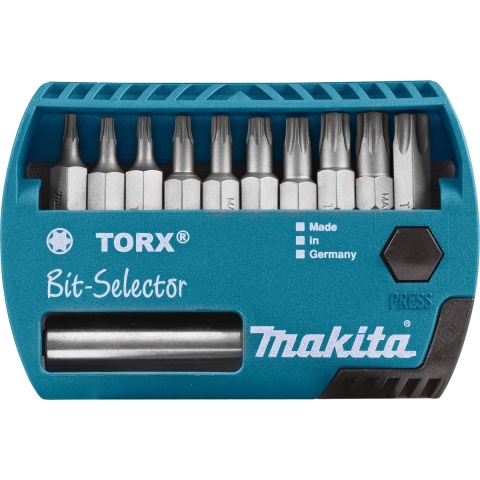 Makita Accessoires Schroefbitset 11-dlg "TORX" - P-53768