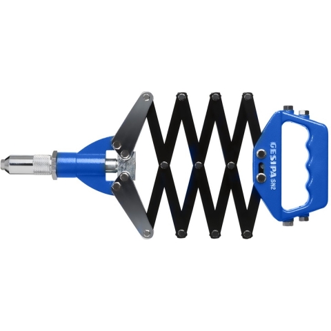 Gesipa Scharende blindklinknageltang | lengte gesloten: 310 open: 810 mm | werkbereik 3-6,4 mm | 1 stuk - 1456674 1456674