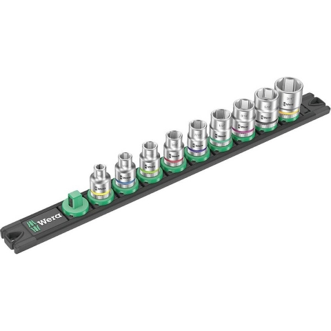 Wera Dop-magneetstrip B Imperial 1 Zyklop doppenset | 3/8"-aandrijving | INCH | 9-delig - 05005450001