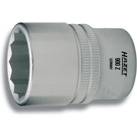 HAZET Dopsleutel 900Z-25 · 1/2 inch (12,5 mm) vierkant hol · Buitentwaalfkant tractieprofiel · SW 25 mm