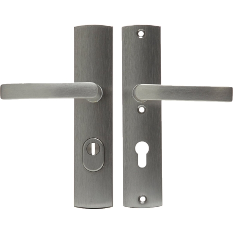 AXA | Veiligheidsbeslag Curve Plus | Kruk Blok | PC72 | Anti-kerntrek Inox