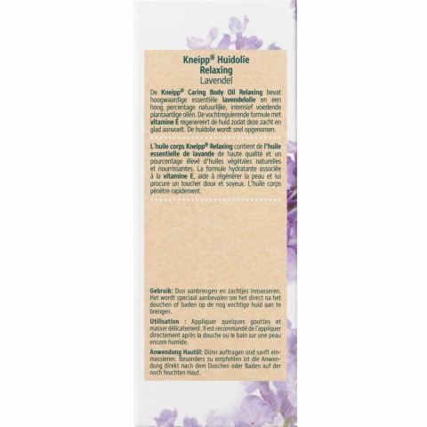 3x Kneipp Caring Huidolie Lavendel 100 ml