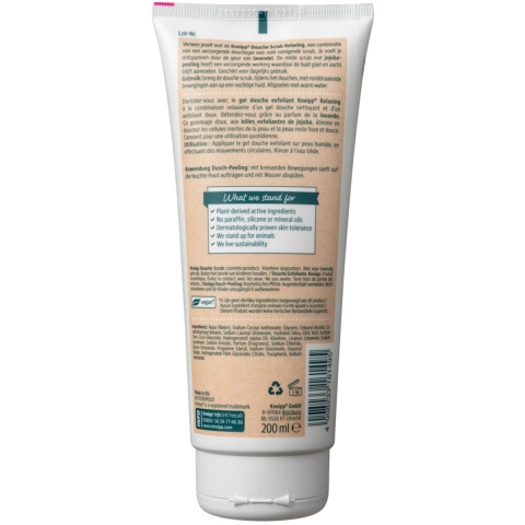 3x Kneipp Douche Scrub Relaxing 200 ml