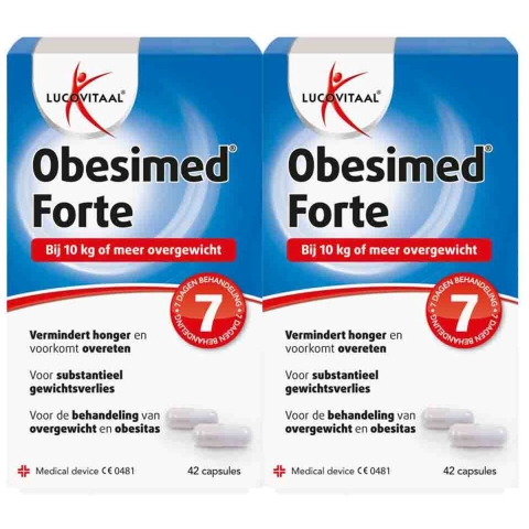 Gratis Verzending: 2x Lucovitaal Obesimed Forte 42 capsules