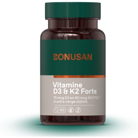 Gratis Verzending: Bonusan Vitamine D3&K2 120 softgels