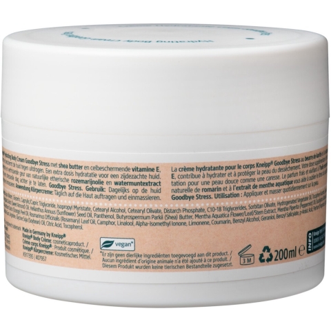 2x Kneipp Hydrating Body Crème Goodbye Stress 200 ml