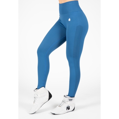 Gorilla Wear Hilton Seamless Legging - Blauw - XS/S