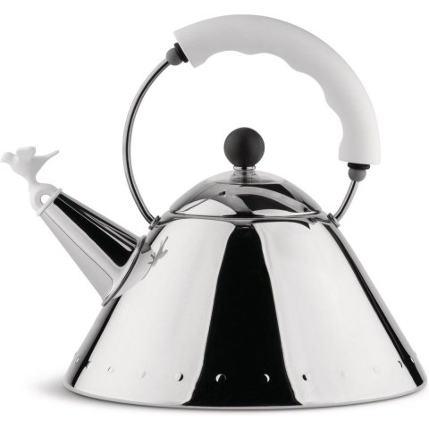 Alessi 9093 Fluitketel Wit