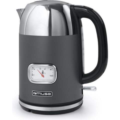 Muse MS-020 DG Waterkoker Aantal/Volume: 1.7 l Grijs