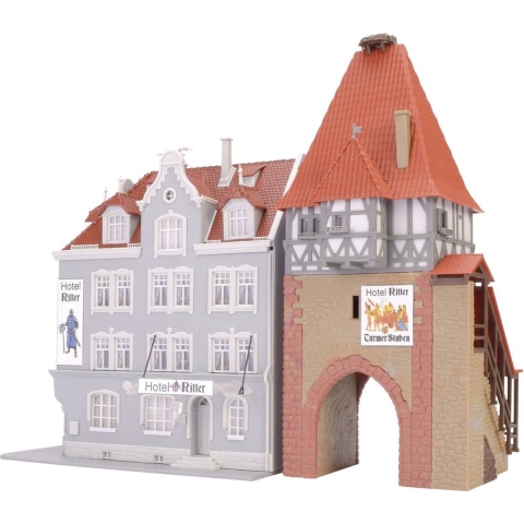 Kibri 12507 H0 Hotel Ritter met stadspoort - speciale serie