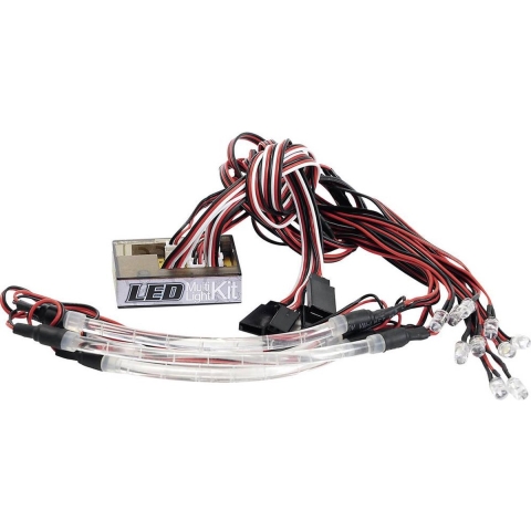 Carson Modellsport Verlichtingsmodule Wit, Geel, Rood, Blauw 4 - 6 V/DC 500906153