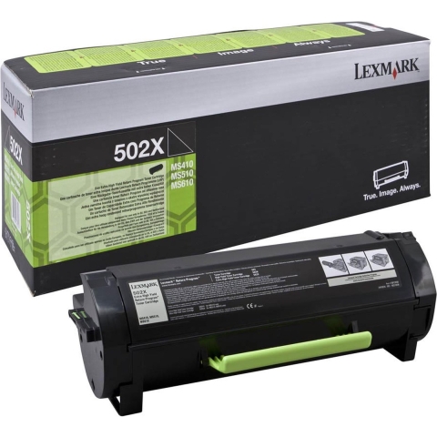 Lexmark Toner 502X Corporate Toner Origineel Zwart 10000 bladzijden 50F2X0E