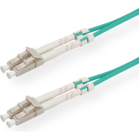 ROLINE glasvezelkabel 50/125µm OM3, LC/LC, Low-Loss connector, turkoois, 20 m