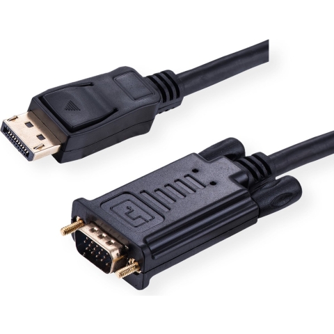 VALUE Cable DisplayPort - VGA, M / M, zwart, 1,5 m
