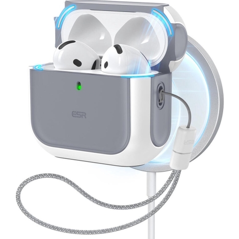 ESR Orbit Hybrid HaloLock Koptelefoon tas Geschikt voor (koptelefoon): In Ear koptelefoon Wit
