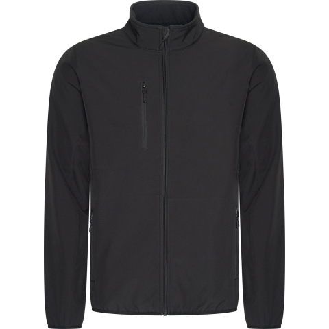 Mario Russo Softshell Jas Heren - Winterjas Heren - Jassen heren - Winddicht en waterafstotend - Zwa