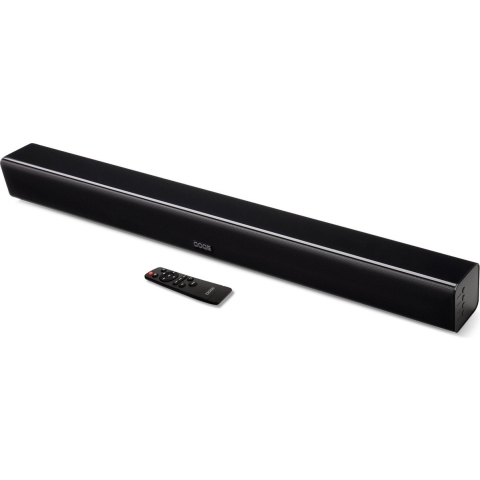 OOQE PRO Q6 Soundbar– Ingebouwde Subwoofers&Bass Reflex– Bluetooth 5.3 – 160W – 81 x 7,5 x 8 cm