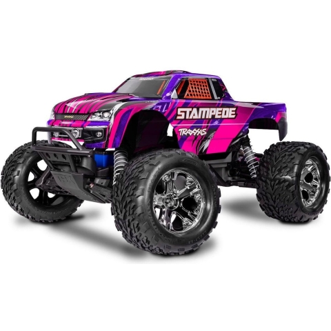 Traxxas Stampede 2WD HD electro monster truck RTR - Roze