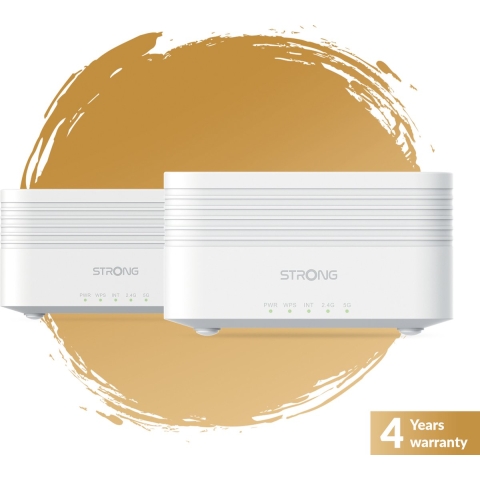 Strong MESHKITAX3000 2-pack Mesh-netwerk 3000 MBit/s 2.4 GHz, 5 GHz