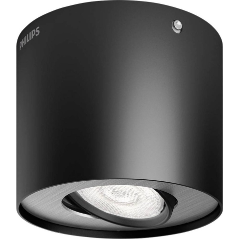 Philips LED Phase Opbouwlamp LED LED vast ingebouwd 4.5 W Warmwit Zwart