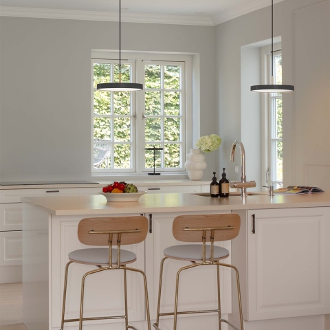 UMAGE - Asteria Plus Hanglamp Mini Anthracite Grey/Brass