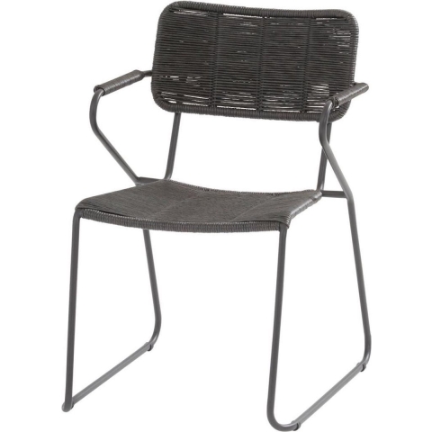 Swing dining tuinstoel antraciet - 4so
