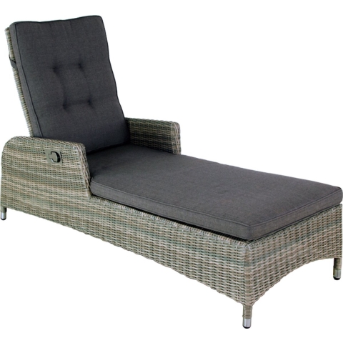 Ligbed Long Beach Chocolate Taupe - Oosterik home