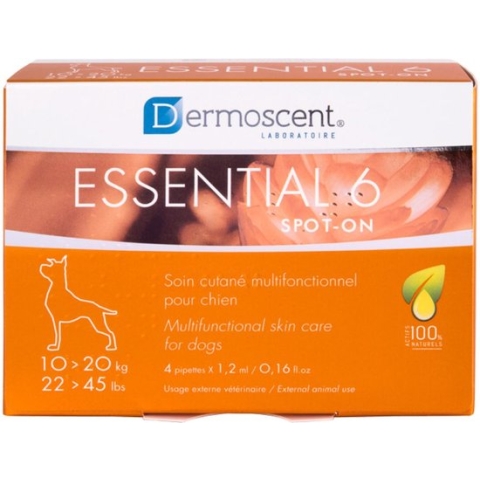 Dermoscent Essential 6 spot-on - Hond - 10-20 kg